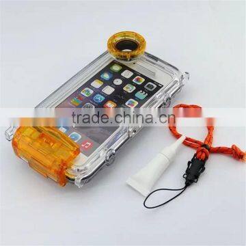 2015 New Arrival Waterproof 40M Underwater Anti-reflection Window Glass Housing Case Cover for 6 Plus 5.5inch photo-6