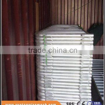 Factory Hot Dipped Galvanized Anping Pedestrian Metal Traffic Crowd Control Barrier photo-5