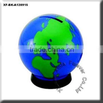 pretty ceramic globe money box