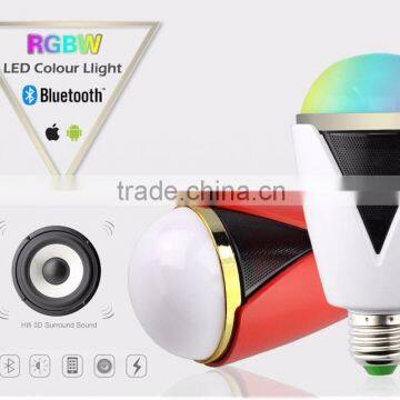 2015 New Wireless Bluetooth 4.0 Smart Speaker LED Light Bulb photo-3