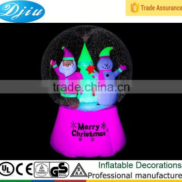 DJ-B-111 outdoor decoration merry christmas roll inside inflatable ball