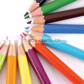 wooden coloring pencil