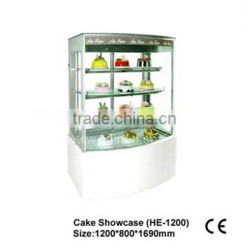 2014 new style cake showcase,HE-1200, smart showcase