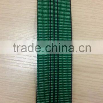 70mm green webbing strip for sofa/furniture