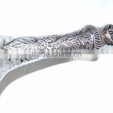 Stylish brass walking stick/Black rose wood walking stick wk1143