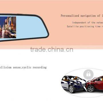 Dual Cameras Mirror Car Dvr Recorder, Firmware hd Dvr(X6) photo-4