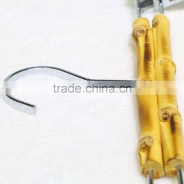 New Fashionable Bamboo Hanger With Metal Rack photo-3