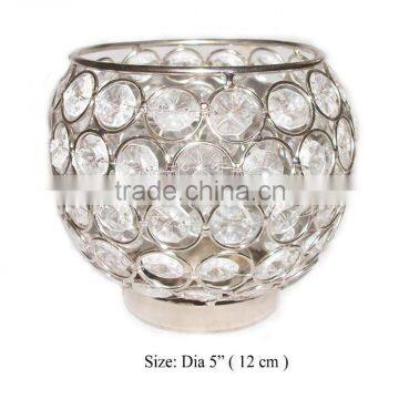 crystal ball t-light, t-light, decorative glass bead, tableware decoration