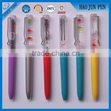 Wholesale 3D Floater Liquid Ball Pen , Liquid Metal Pens With Logo Printing