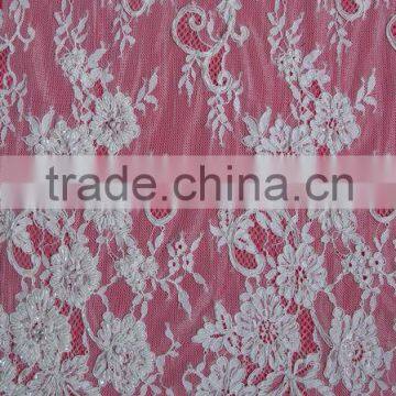 French Lace Wedding Dress Guipure Embroidery African Cord Lace Fabric Lace