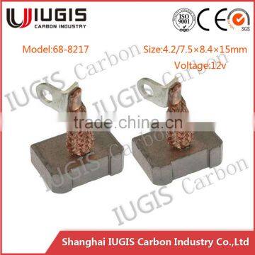 68-8217 carbon brush for automobile starter parts factory price