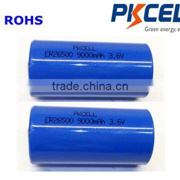 6500mAh ER26500M Size C LiSOCL2 battery - Power type