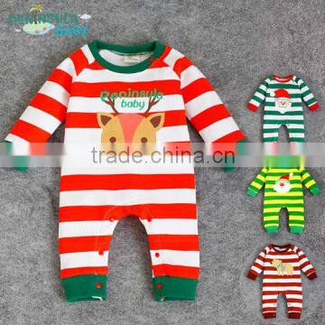 2015 baby kids velvet bodysuit clothes for Chrismas