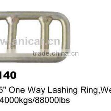 WH140 1 O 1.75" One Way Lashing Ring,Welded Forged hook