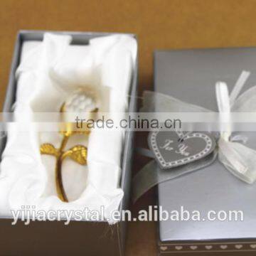 Factory Directly Sale AAA k9 Crystal Miniature Rose Flower for Wedding Gift Decoration Home photo-2