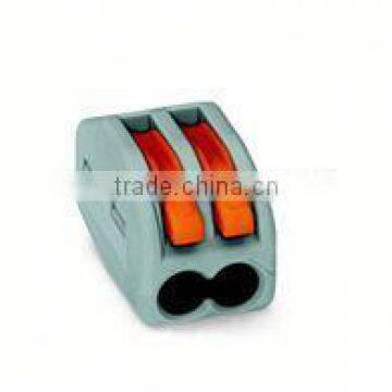 2 pin wire connector terminal,PA plastic lever wire connector