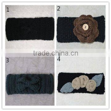 wholesale custom crochet wide cotton headband