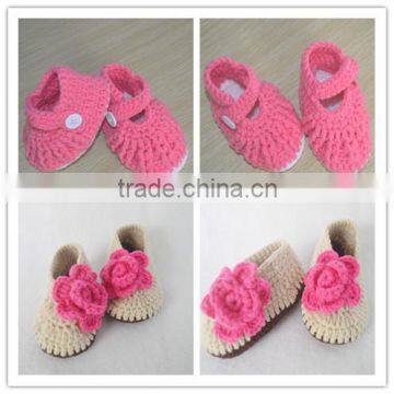 free knitting pattern baby shoes fashionable pink baby girl shoes hand made knitting infant shoes