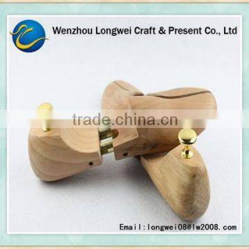 wood clear shoe tree/twin-tube shoe stretcher/shoes of keeper