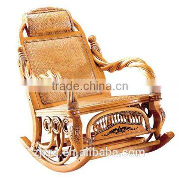 Rocking series large wooden chair Happy Twisted Vine