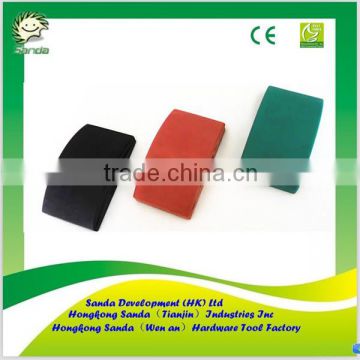 rubber sand block