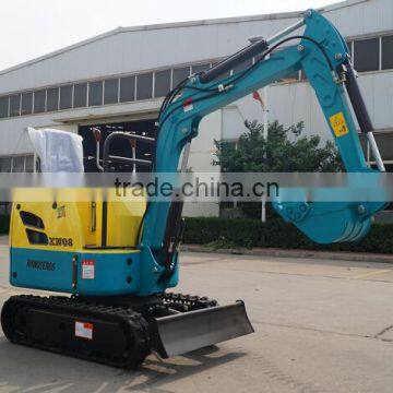 360 degree rotation mini excavator