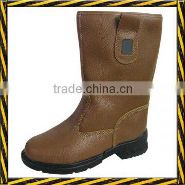 genuine leather high boots for men