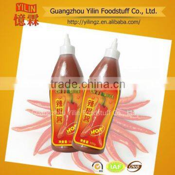 OEM service factory 550g Chili Sauce manufacturer china