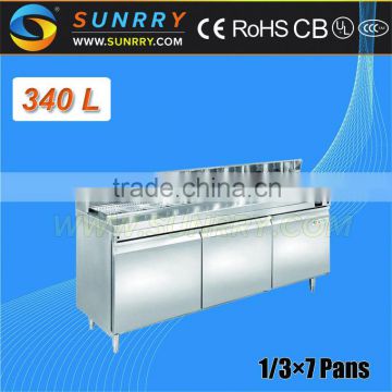 Refrigerated Salad Bar Cooler And Display Three Doors (SY-RST1500S SUNRRY)