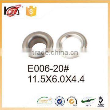 11.5mm 30 days round brass eyelets for clothing