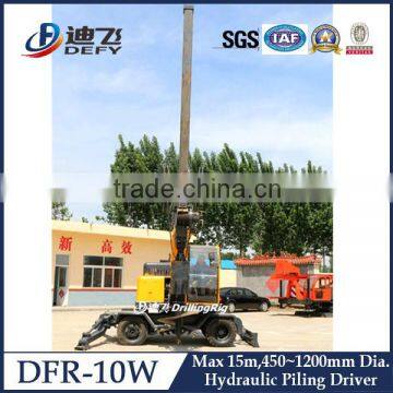 hydraulic pile driver, piling machine DFR-10W