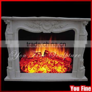 High Quality Decorative Indoor Stone Fireplace