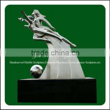 Urban Large Stainless Steel Sculpture Modern Statue