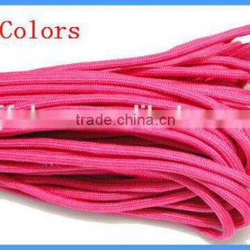 100 Meters Wholesale Polyester Mixed Color 550 Survival Paracord Cord