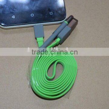 2 In1 Usb Cable Usb Data Cable for Iphone/samsung