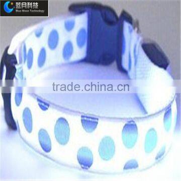 hot selling top quality led flashing remote dog collars and leash