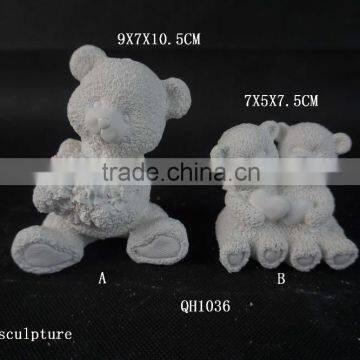 QiHe Plaster Craft Statues for DIY