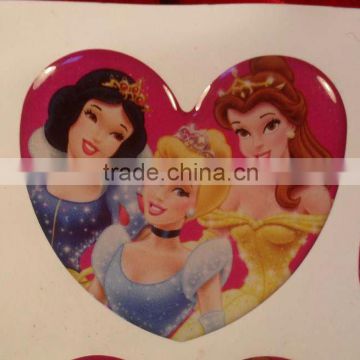 2012 new Heart-shaped crystal sticker