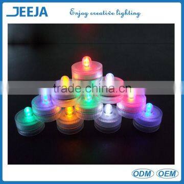 1.25 Inch Mini wedding occasion submersible led tea light for christma/party/table decoration