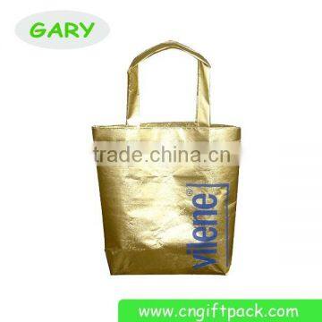 Gold Handbag Tote Bag Metallic Laminated Tote Bag Manufacturer photo-2