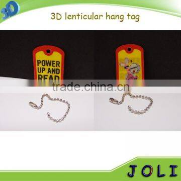 New Design Beautiful Garment 3d Lenticular Hang Tag photo-3