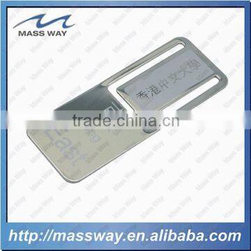 Souvenir Custom Golden Gift Brass Etched Bookmark photo-6