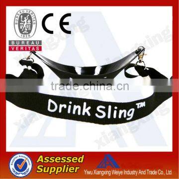 2014 new fashion beer holder neck lanyards for promotion