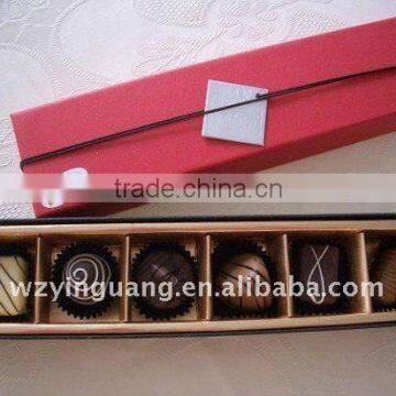 Strip chocolate box