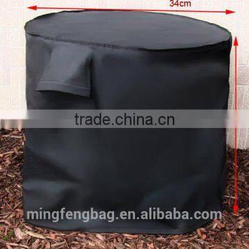 Heavy Duty Round Air Conditioner Cover, Black White, 34 X 30 Inch photo-2