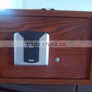 The antique safes wooden fingerprint safe magic