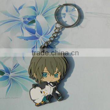 Cheap custom wedding gifts 3d soft pvc rubber keychain