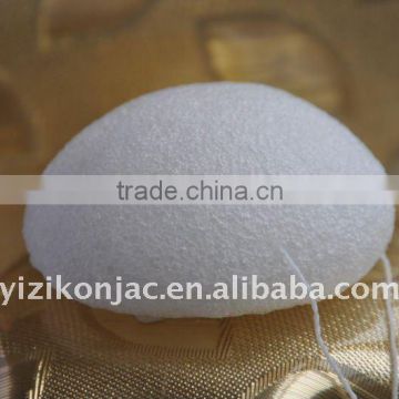 Semi-Round konjac sponge 100% natural