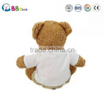 Most Popular Top Quality Customised Soft Embroidery Blank Bears
