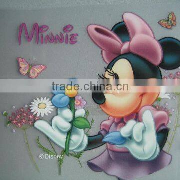 High quality offset heat transfer has many advantages:bright image,good washability and soft